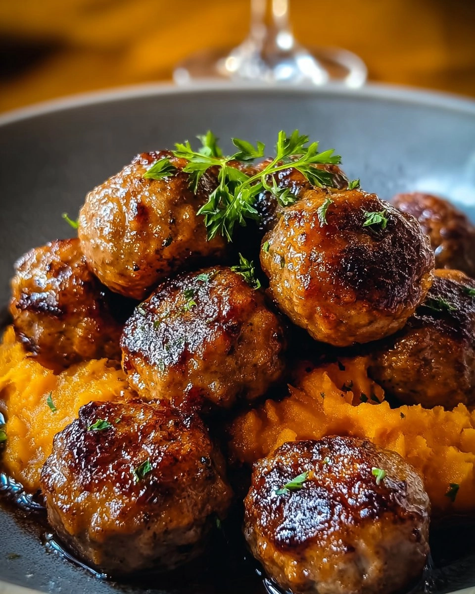 Pork Meatballs Sweet Potato