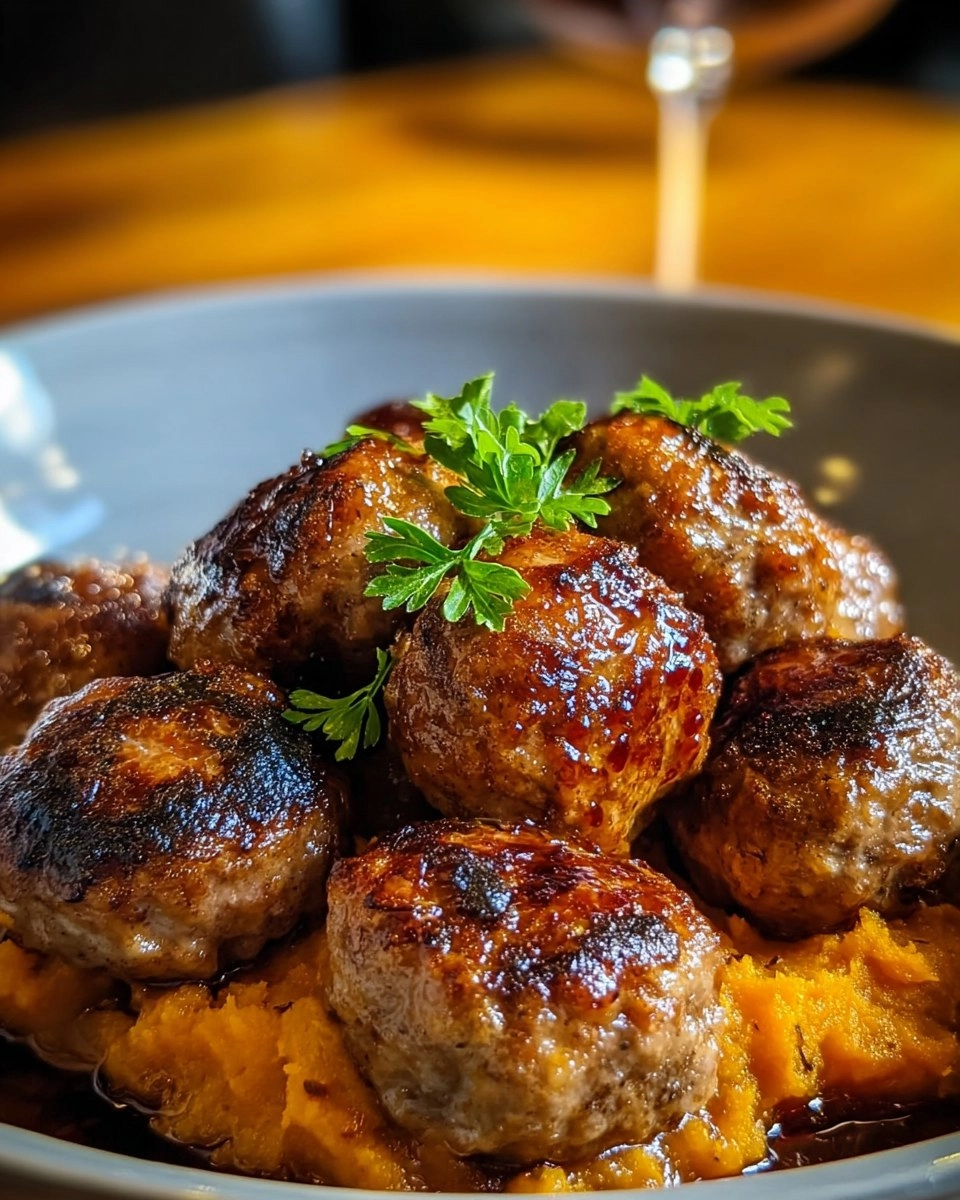 Pork Meatballs Sweet Potato