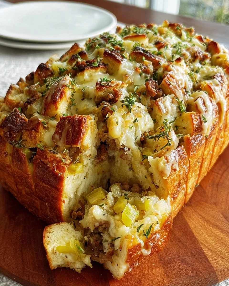 Pull-Apart Stuffing Bread