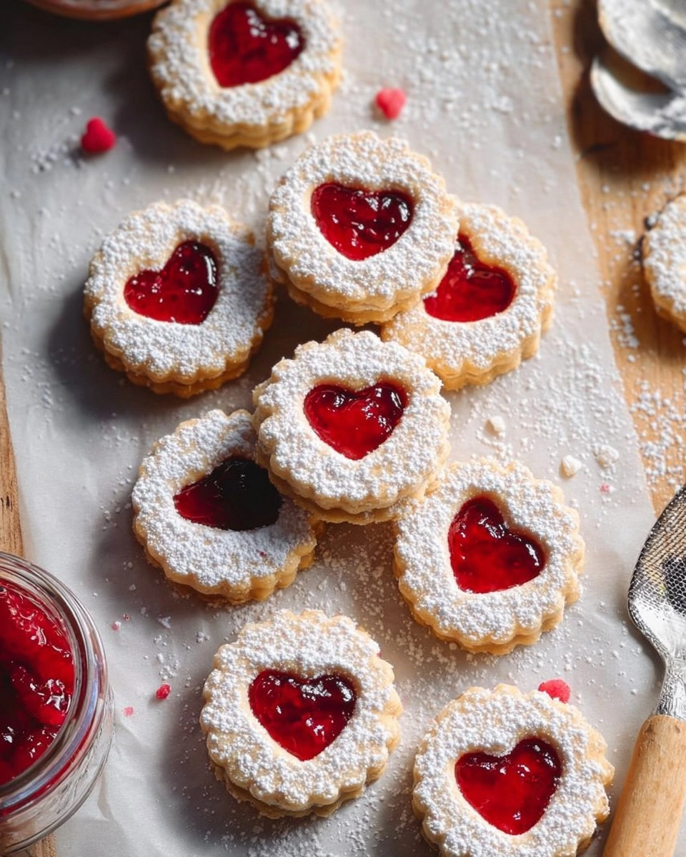 Raspberry Linzer Cookies 121 Raspberry Linzer Cookies