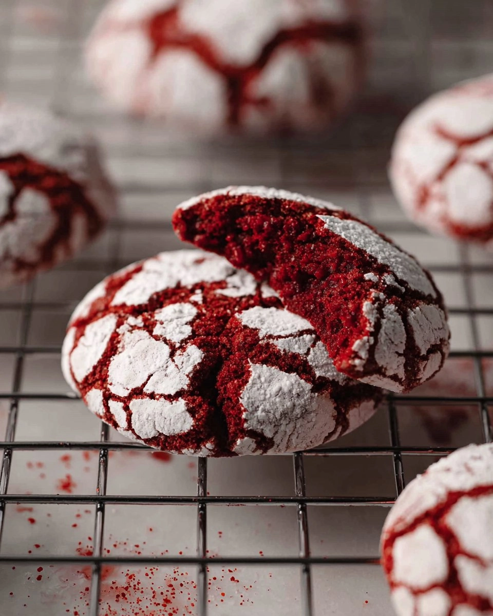 Red Velvet Crinkle Cookie: A Sweet Bite of Comfort