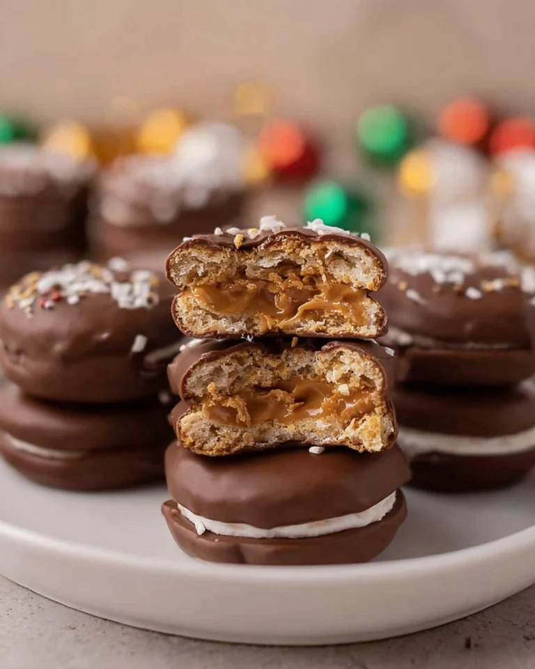 Ritz-Peanut-Butter-Cookies-Easy-No-Bake-Chocolate-Sandwiches-Recipe