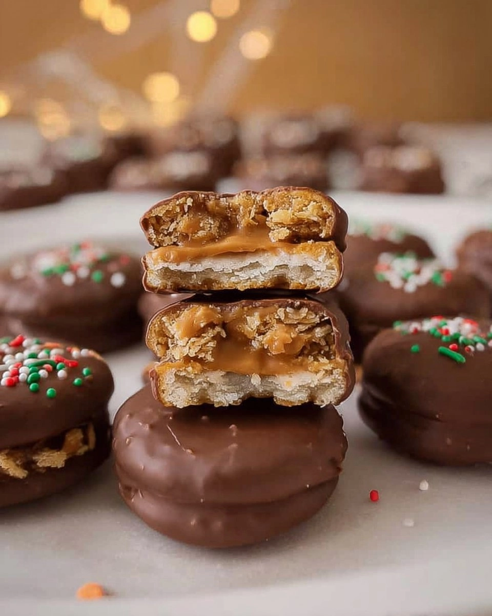 Ritz Peanut Butter Cookies (Easy No-Bake Chocolate Sandwiches)