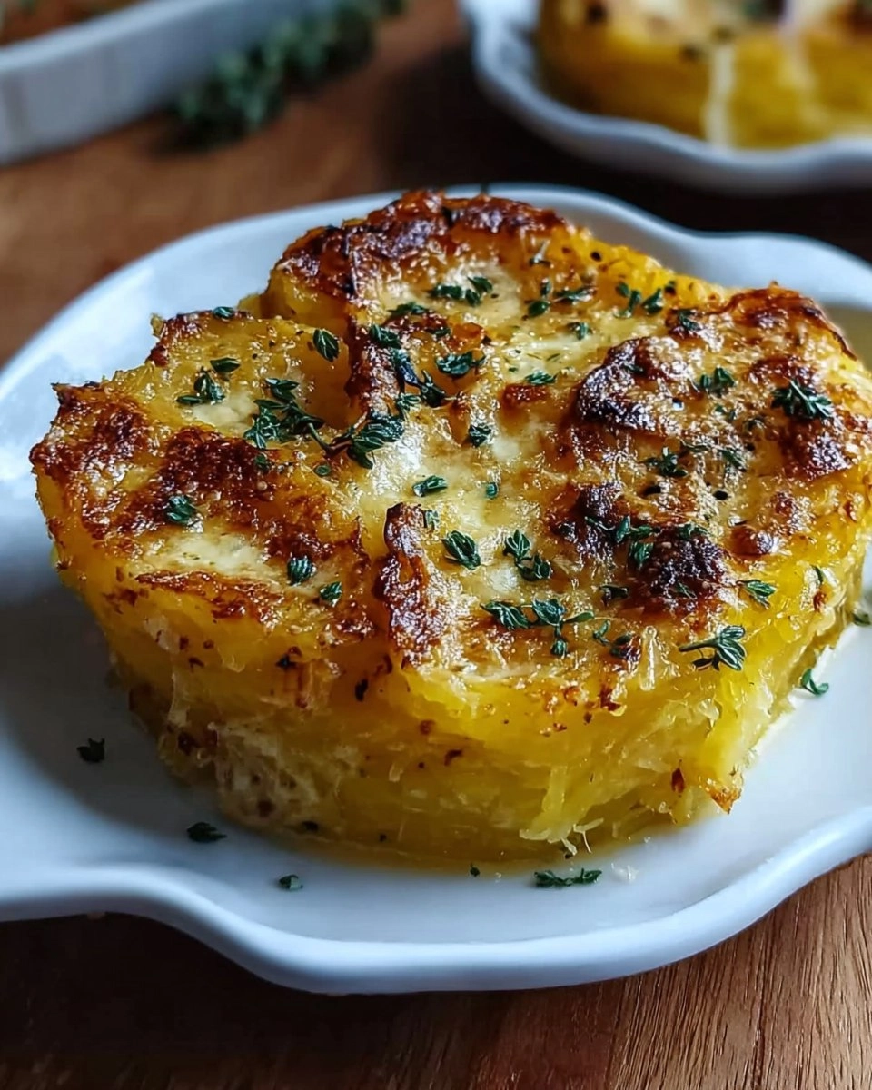 Spaghetti Squash Au Gratin