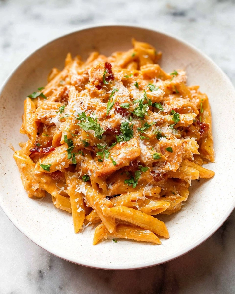 Spicy Bacon Tomato Pasta