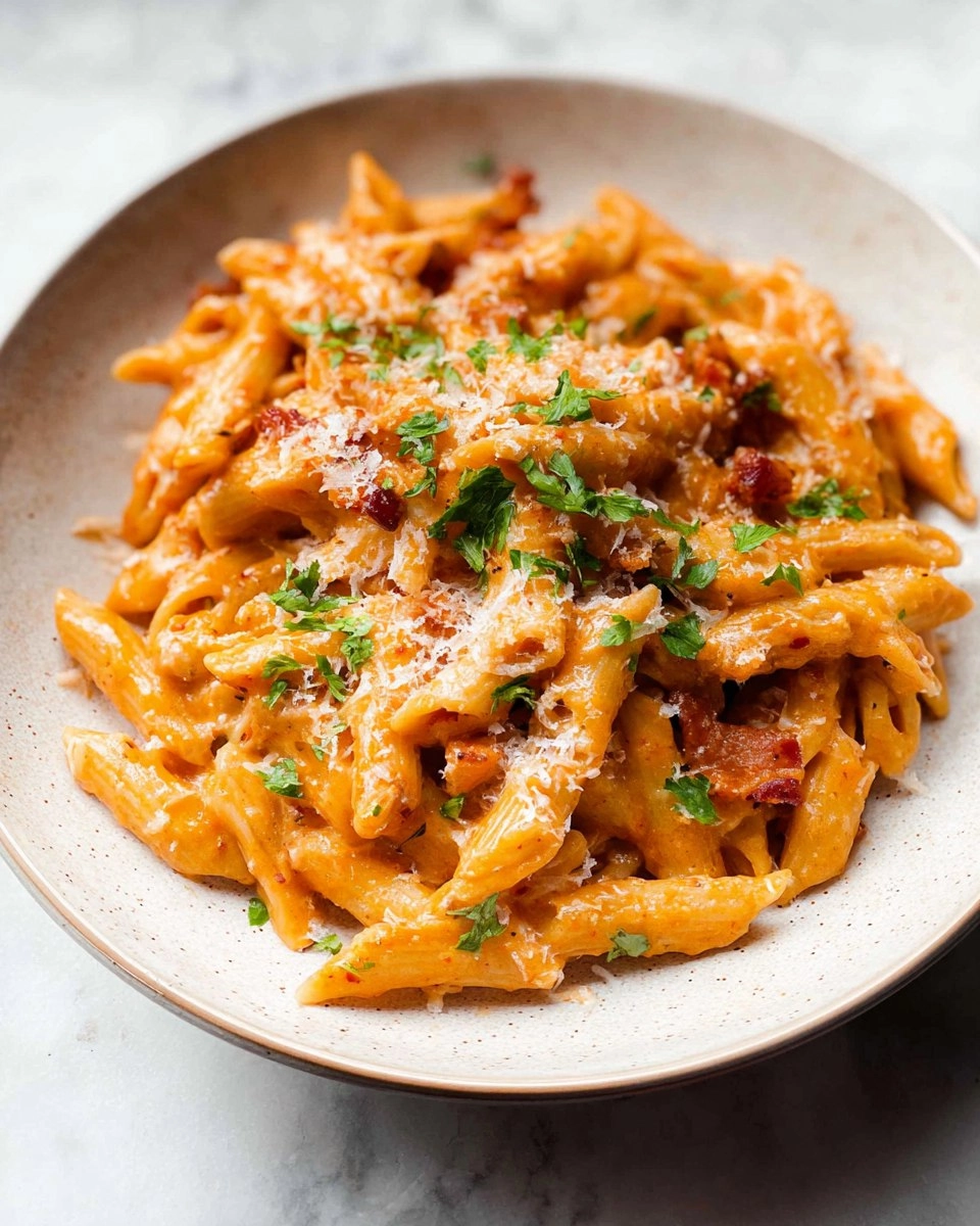 Spicy Bacon Tomato Pasta