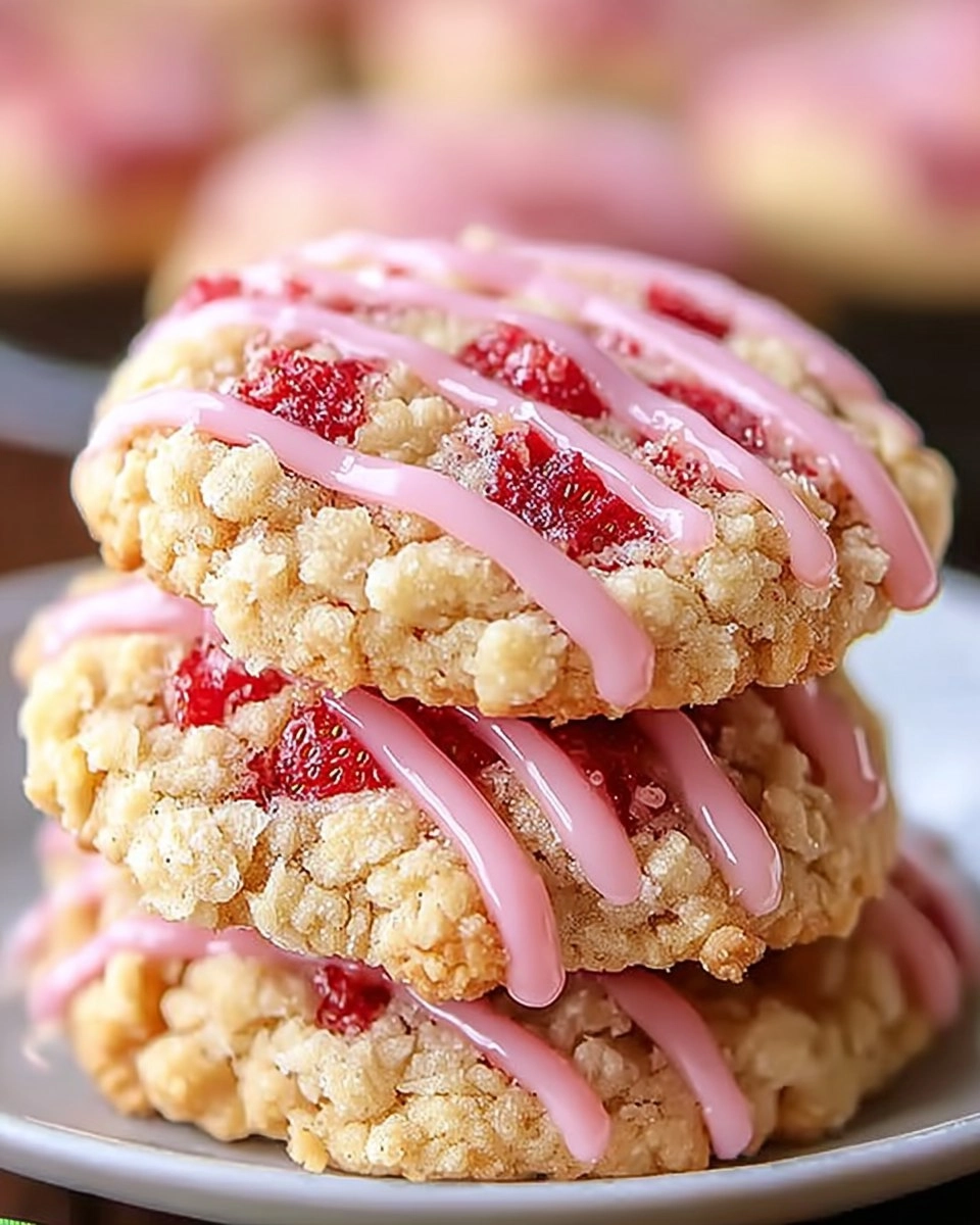 Strawberry Crunch Cookies