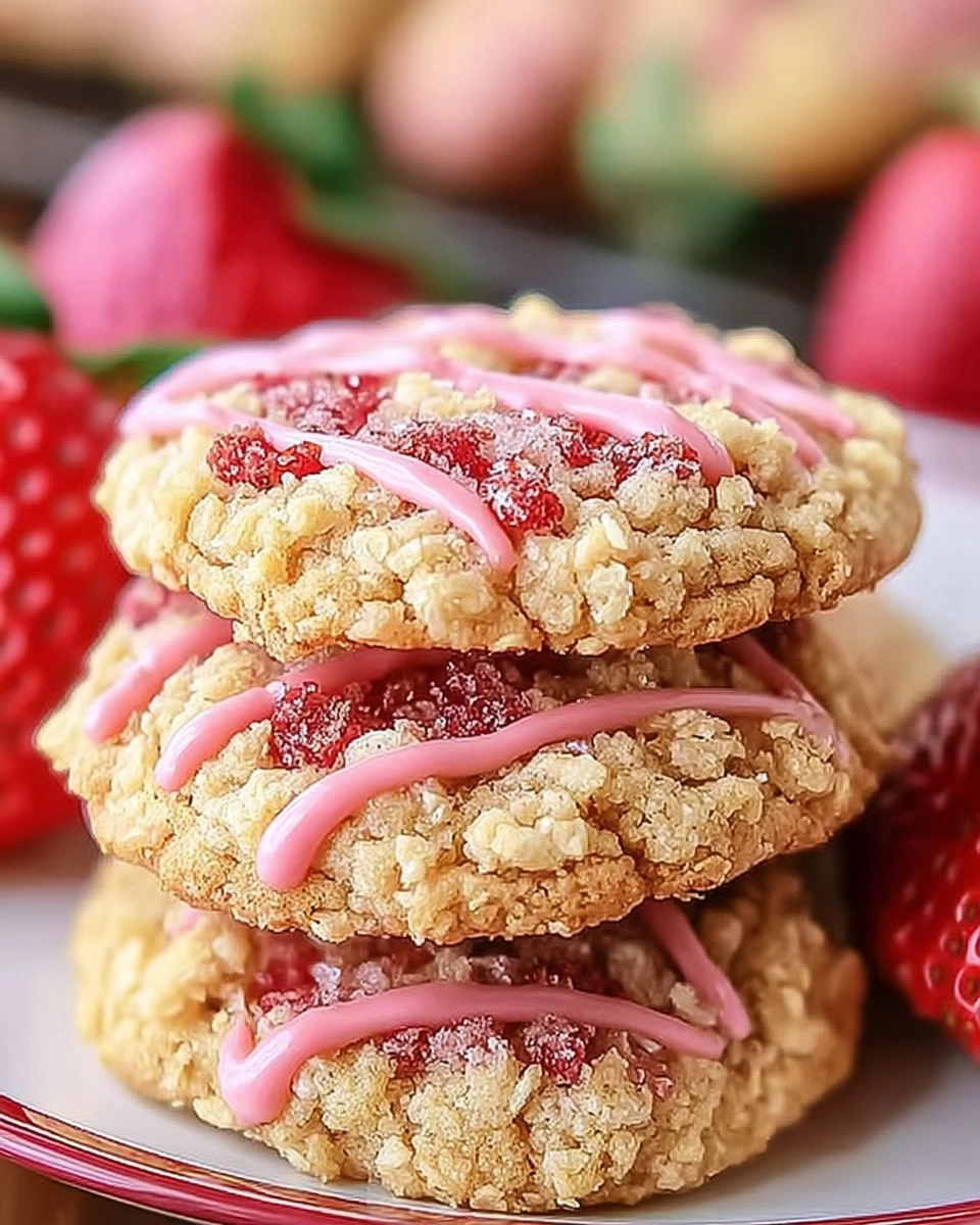Strawberry Crunch Cookies