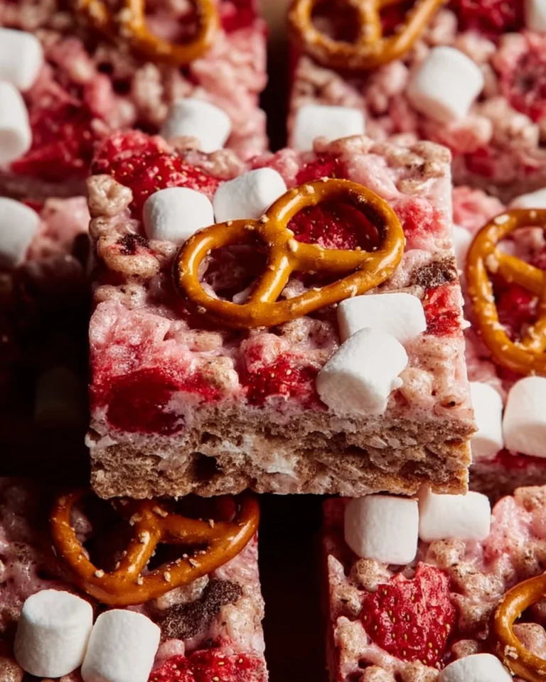 Strawberry-Pretzel-Marshmallow-Treats-Recipe