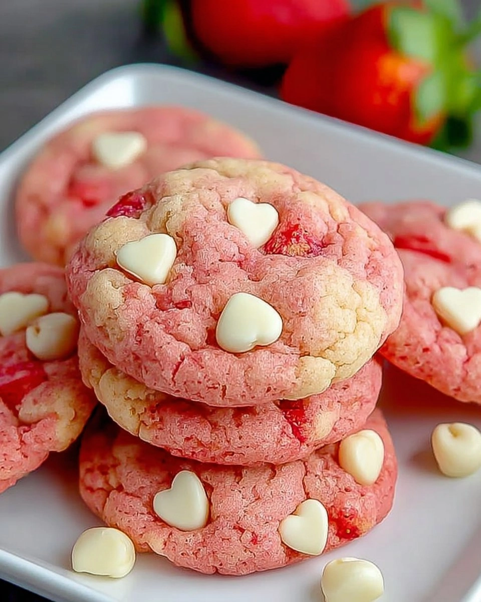 Strawberry White Chocolate Chip Cookies- Perfect for Valentine’s Day! 112 Strawberry White Chocolate Chip Cookies- Perfect for Valentine’s Day!