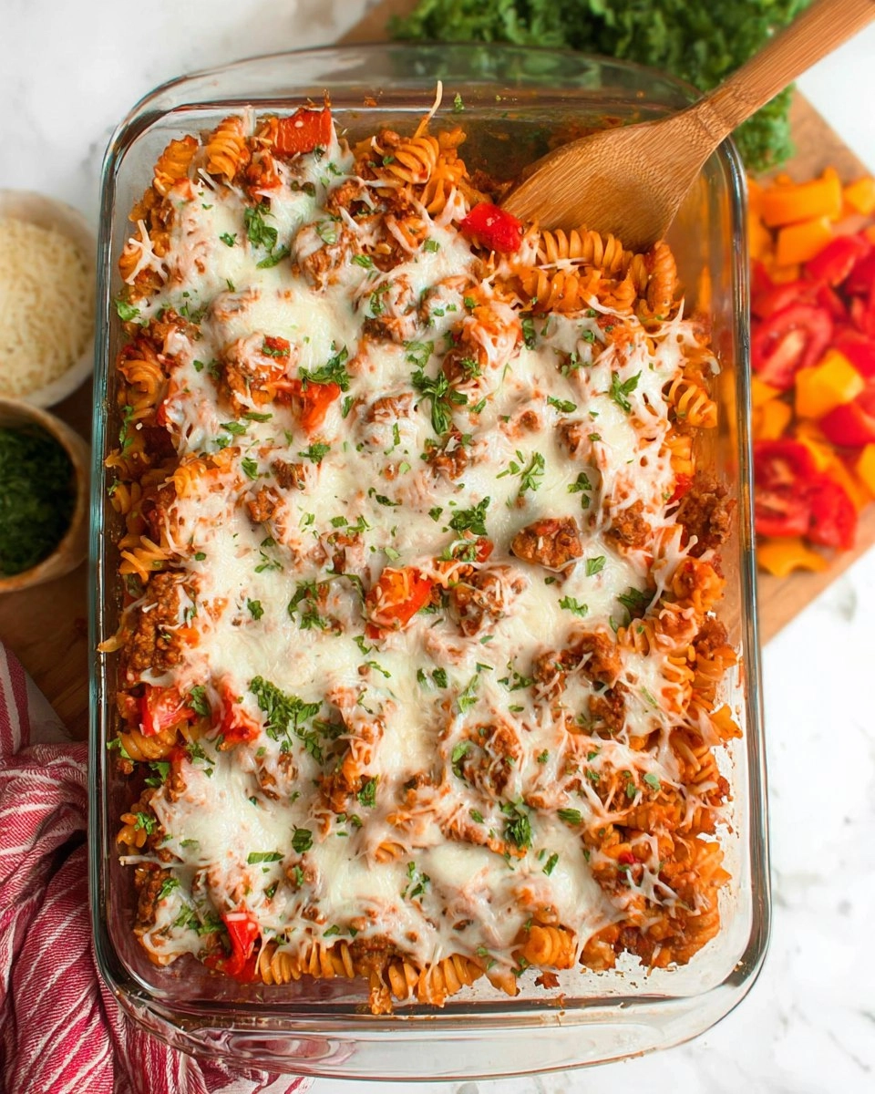 Stuffed Pepper Pasta Bake