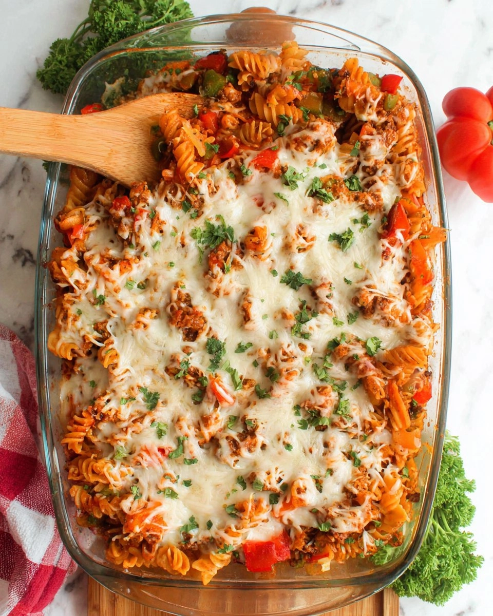 Stuffed Pepper Pasta Bake