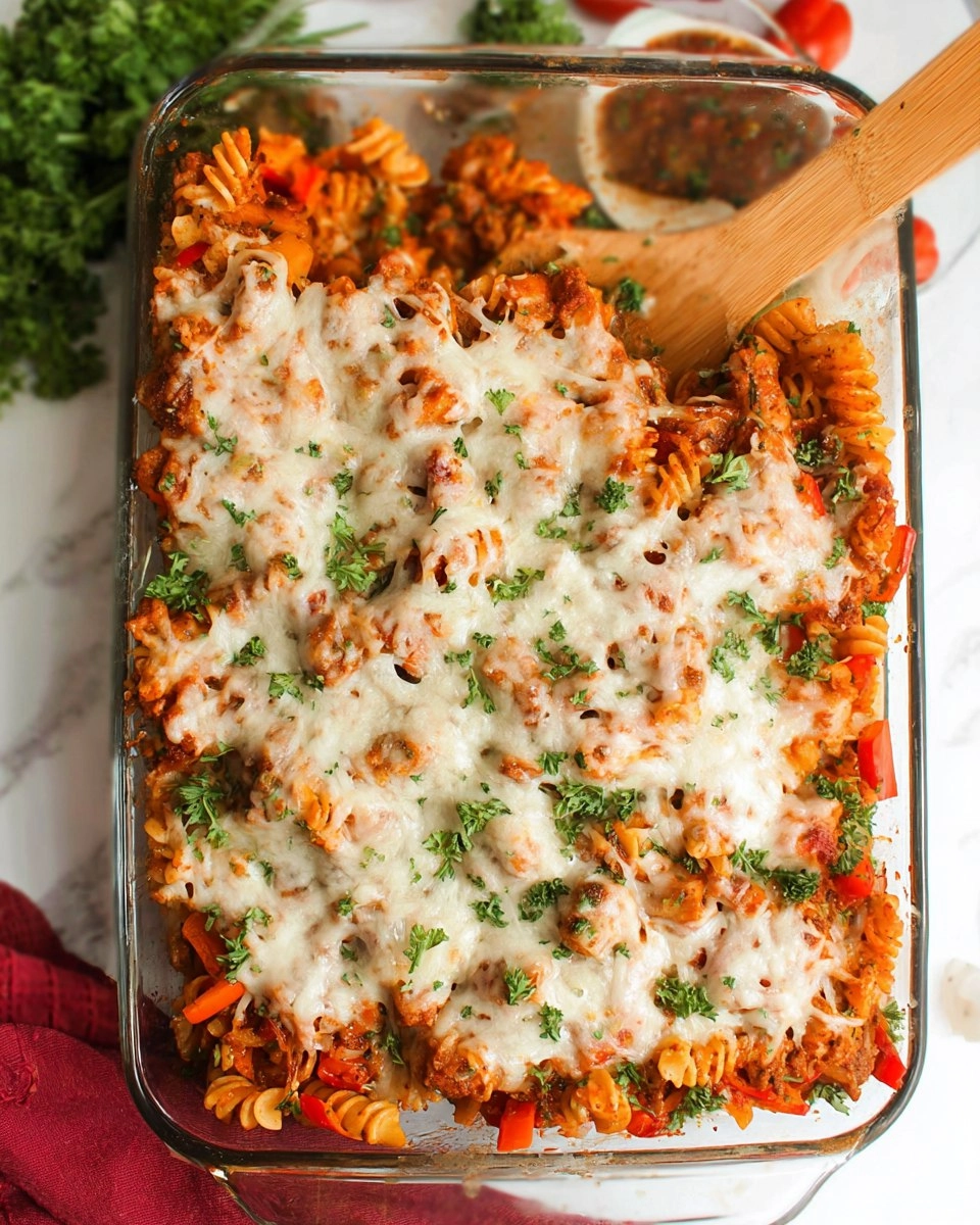 Stuffed Pepper Pasta Bake