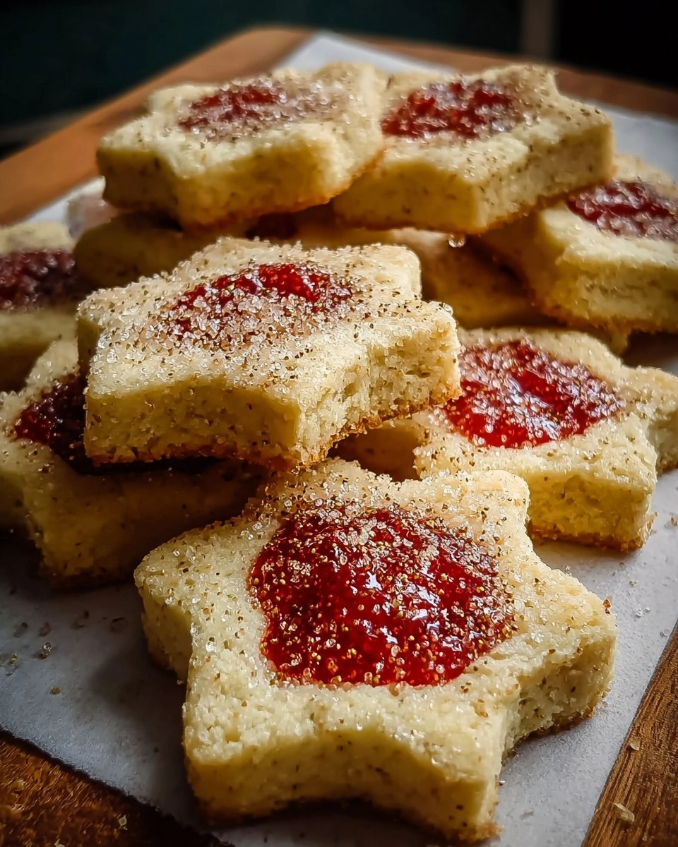 Sugar Plum Shortbread Cookies