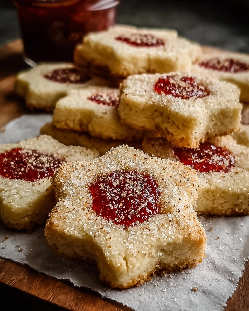 Sugar Plum Shortbread Cookies