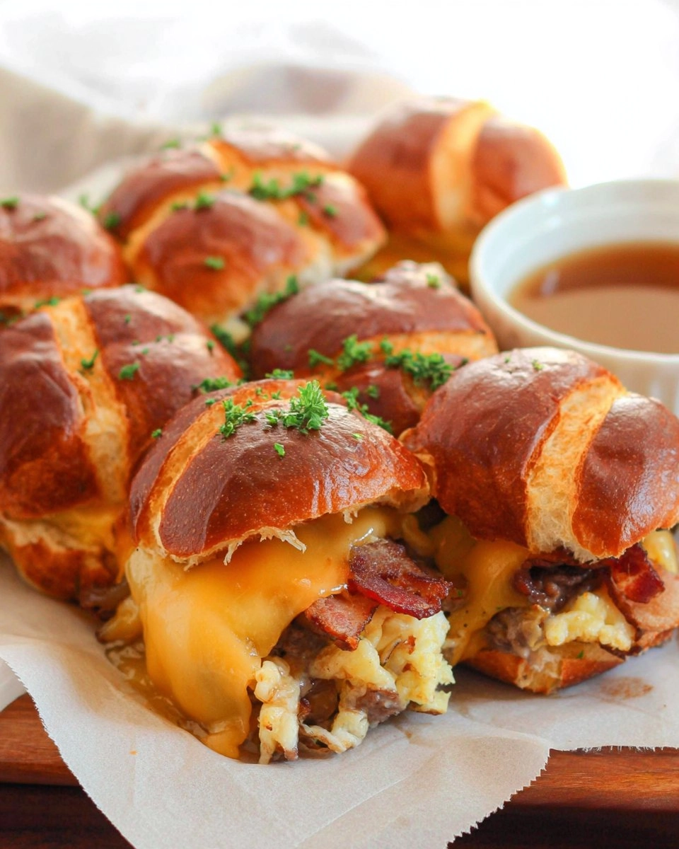 Valentine Breakfast Sliders