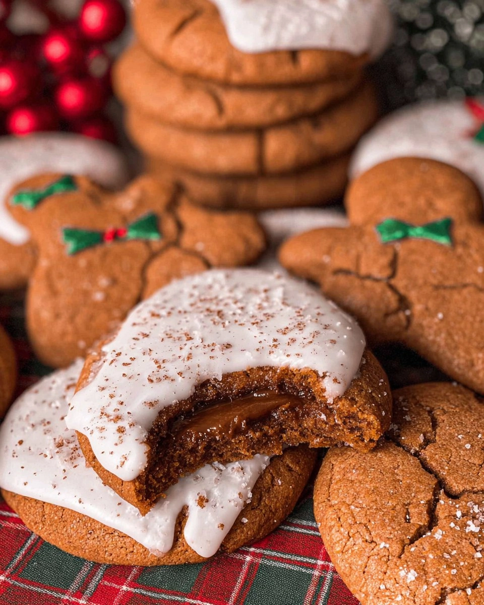 Valentine Chewy Ginger Cookies