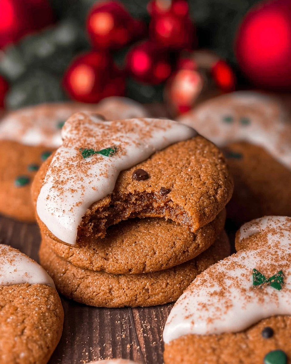 Valentine Chewy Ginger Cookies