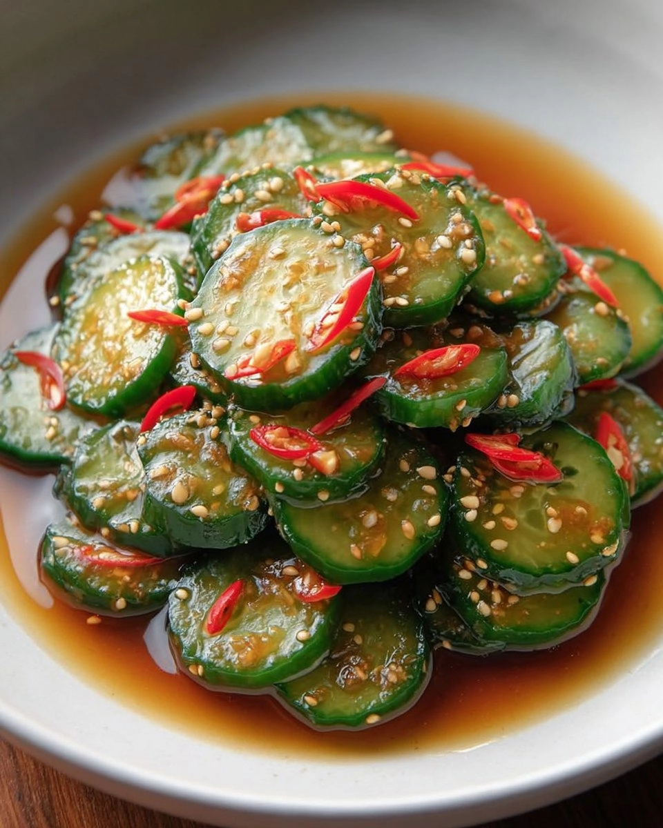 Valentine Easy Spicy Cucumber Salad (Din Tai Fung Copycat)