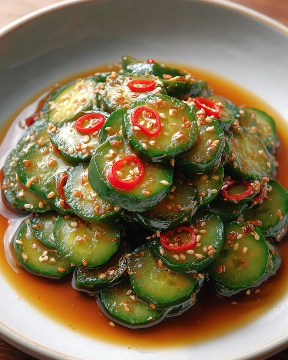 Valentine Easy Spicy Cucumber Salad (Din Tai Fung Copycat)