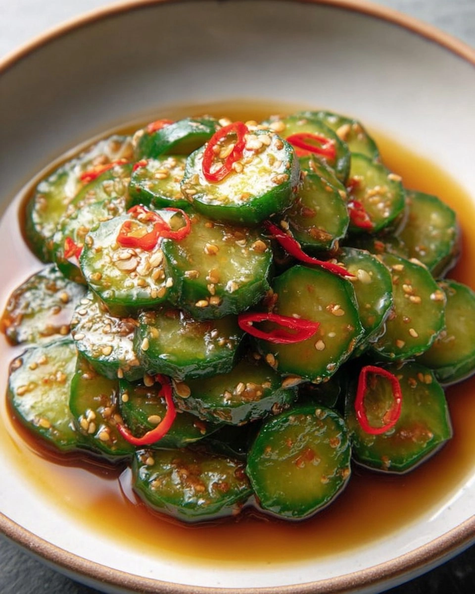 Valentine Easy Spicy Cucumber Salad (Din Tai Fung Copycat)