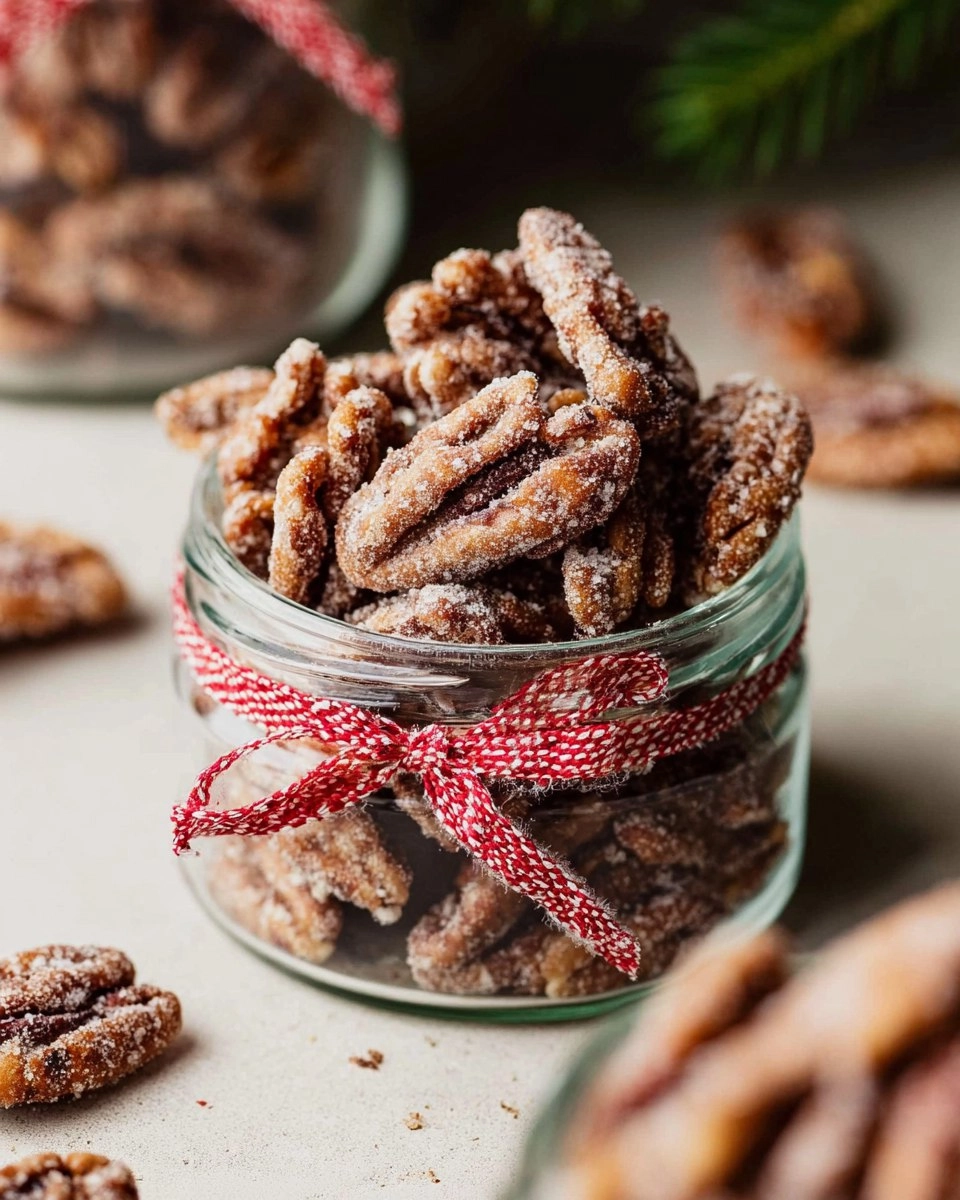 Valentine Homemade Candied Pecans