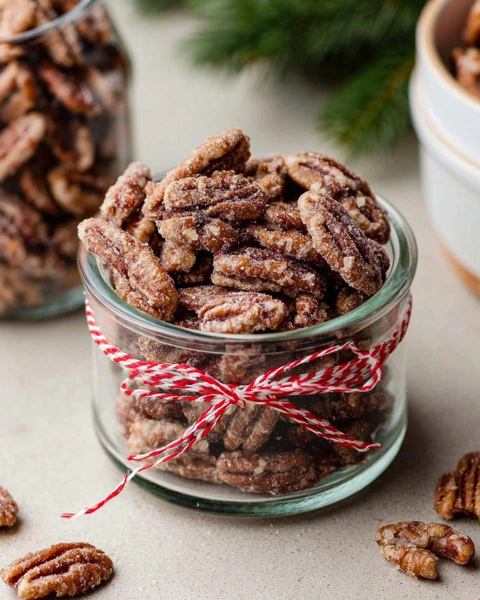 Valentine Homemade Candied Pecans