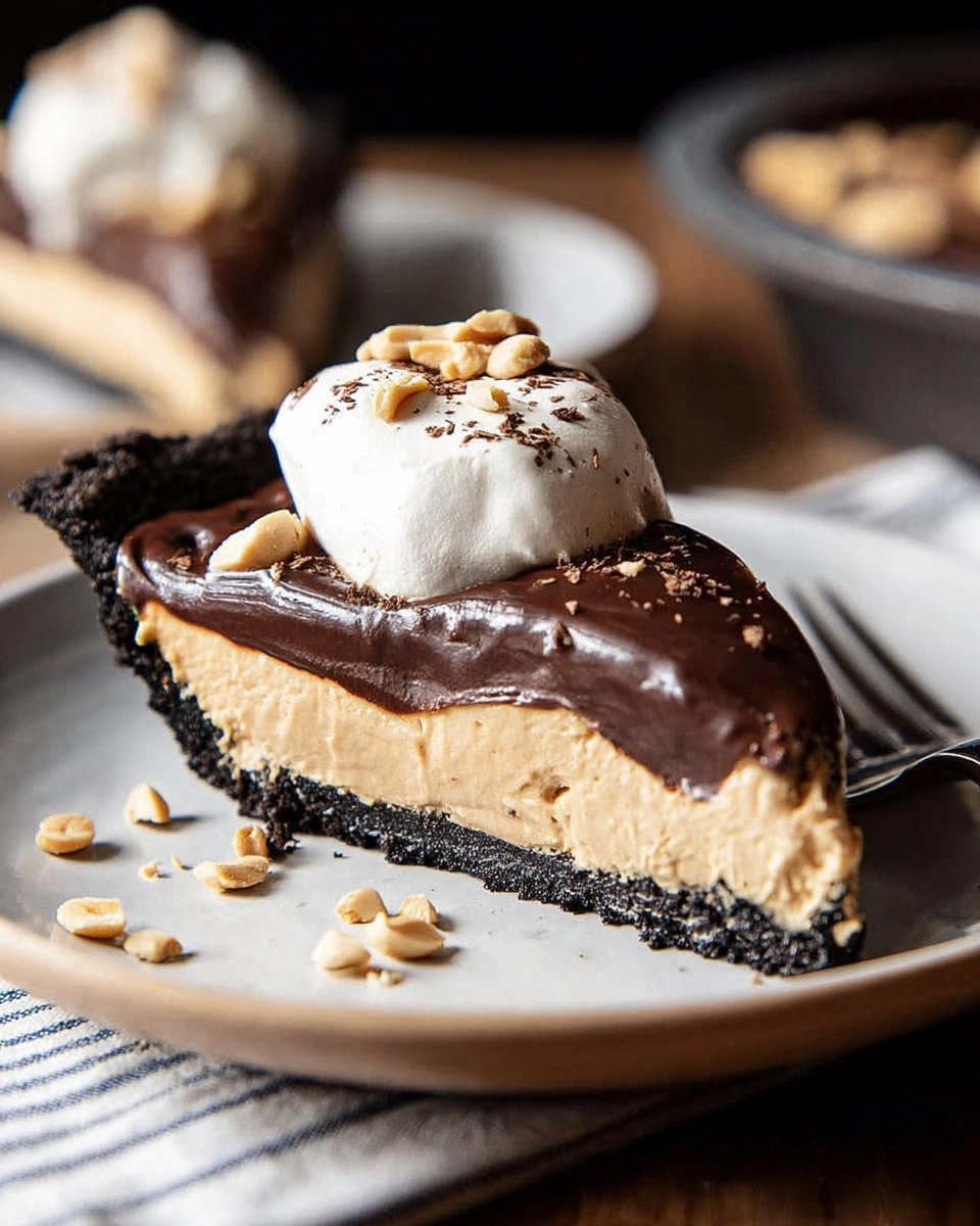 Valentine Irresistible Chocolate Peanut Butter Pie