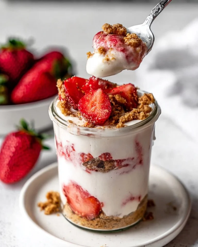 Valentine-Strawberry-Cheesecake-Overnight-Oats-Easy-Make-Ahead-Breakfast-Recipe
