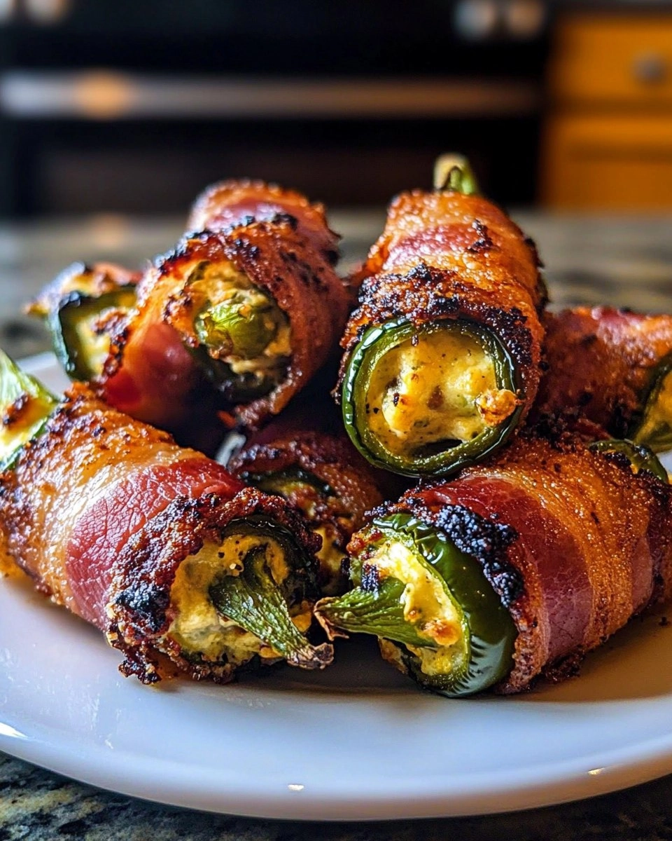 Bacon-Wrapped Jalapeño Poppers