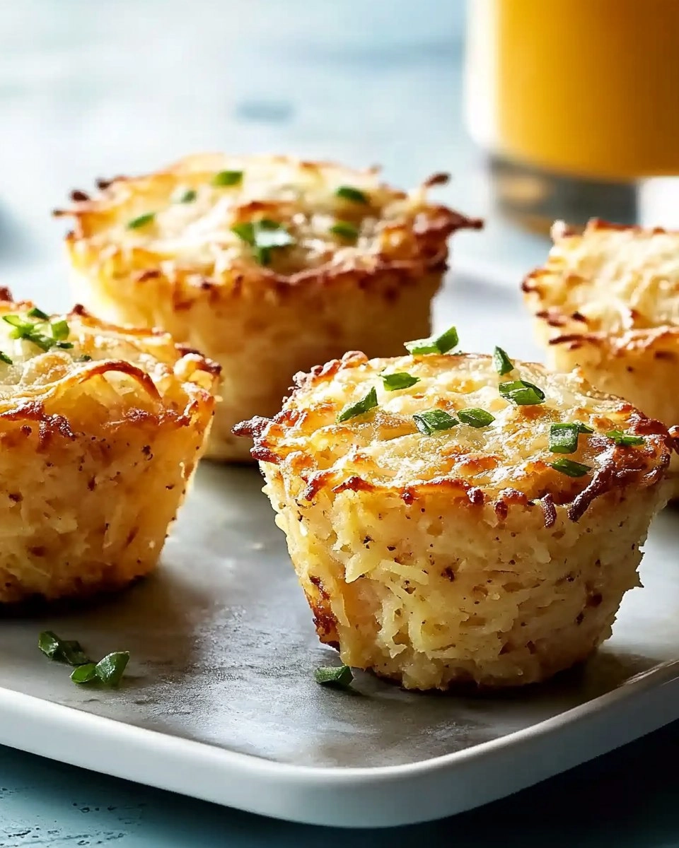 Baked Parmesan Hash Brown Cups