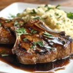 Balsamic-Pork-Chops-with-Cauli-Mash-Recipe