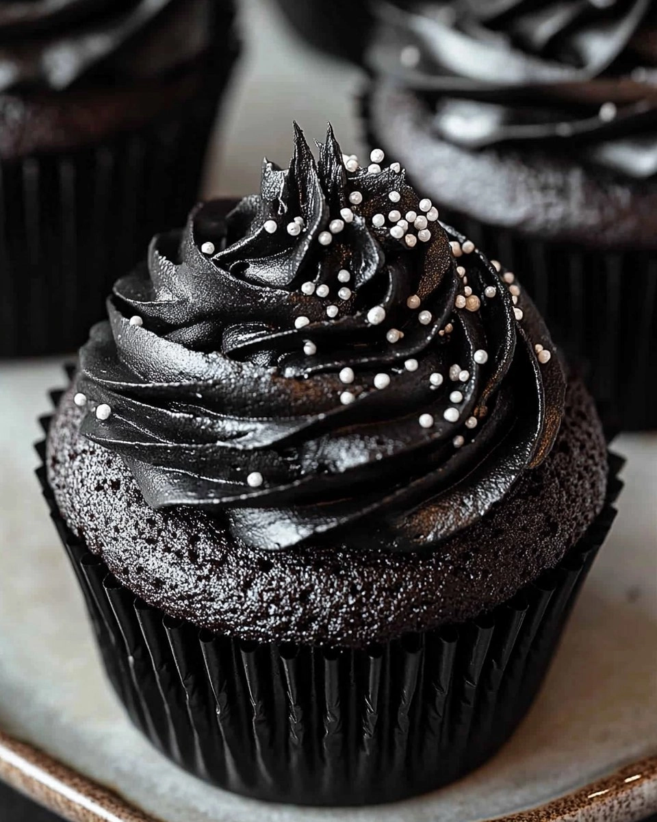 Black Cupcakes