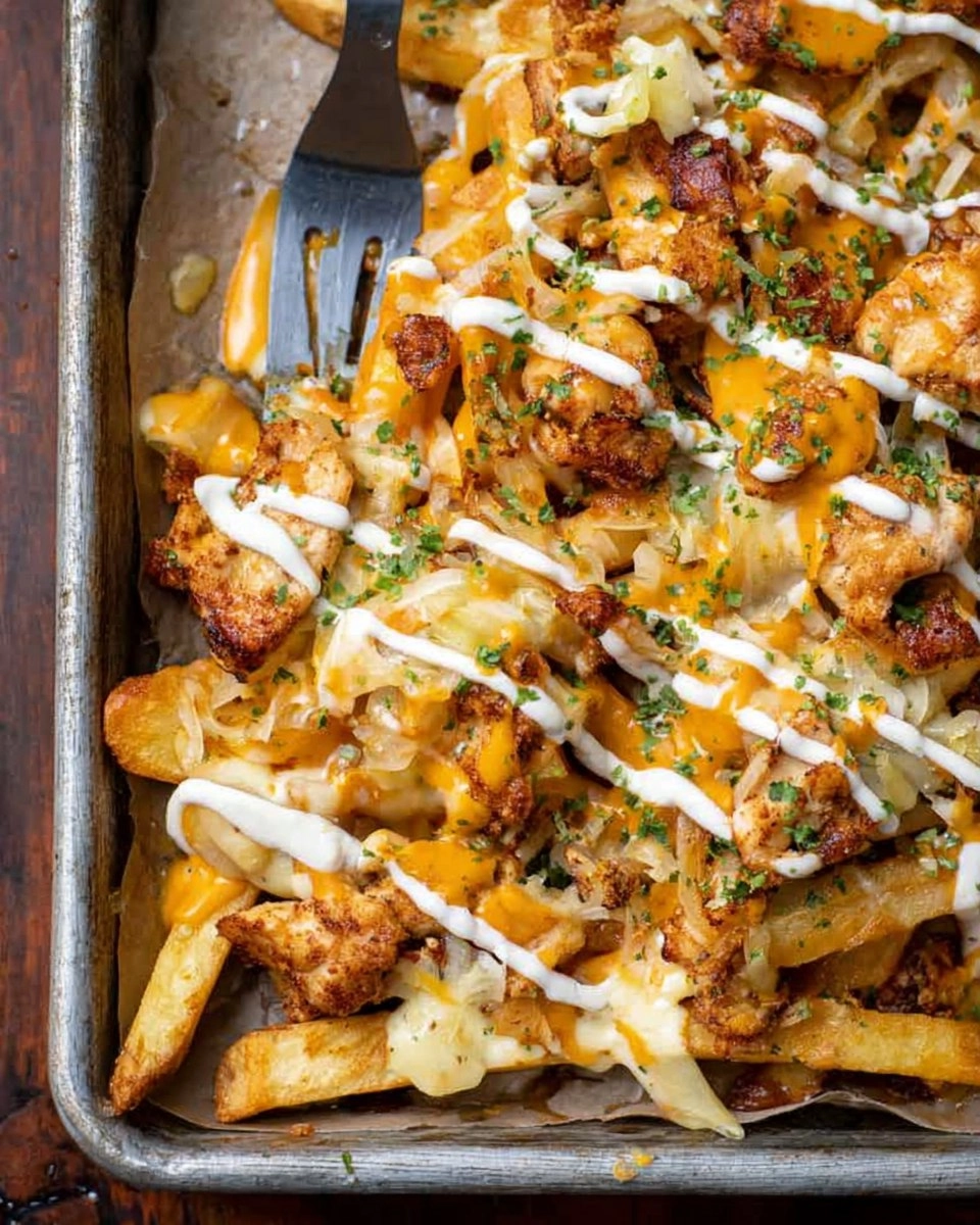 Cajun Chicken Loaded Fries