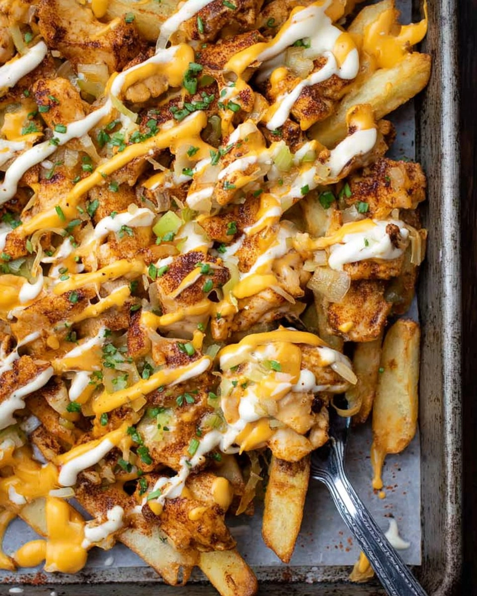 Cajun Chicken Loaded Fries