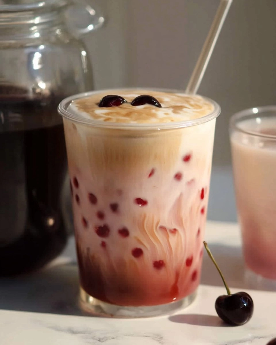 Cherry Vanilla Iced Latte