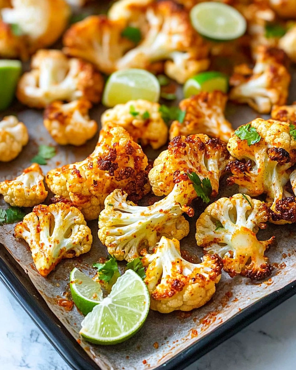 Chili Lime Roasted Cauliflower