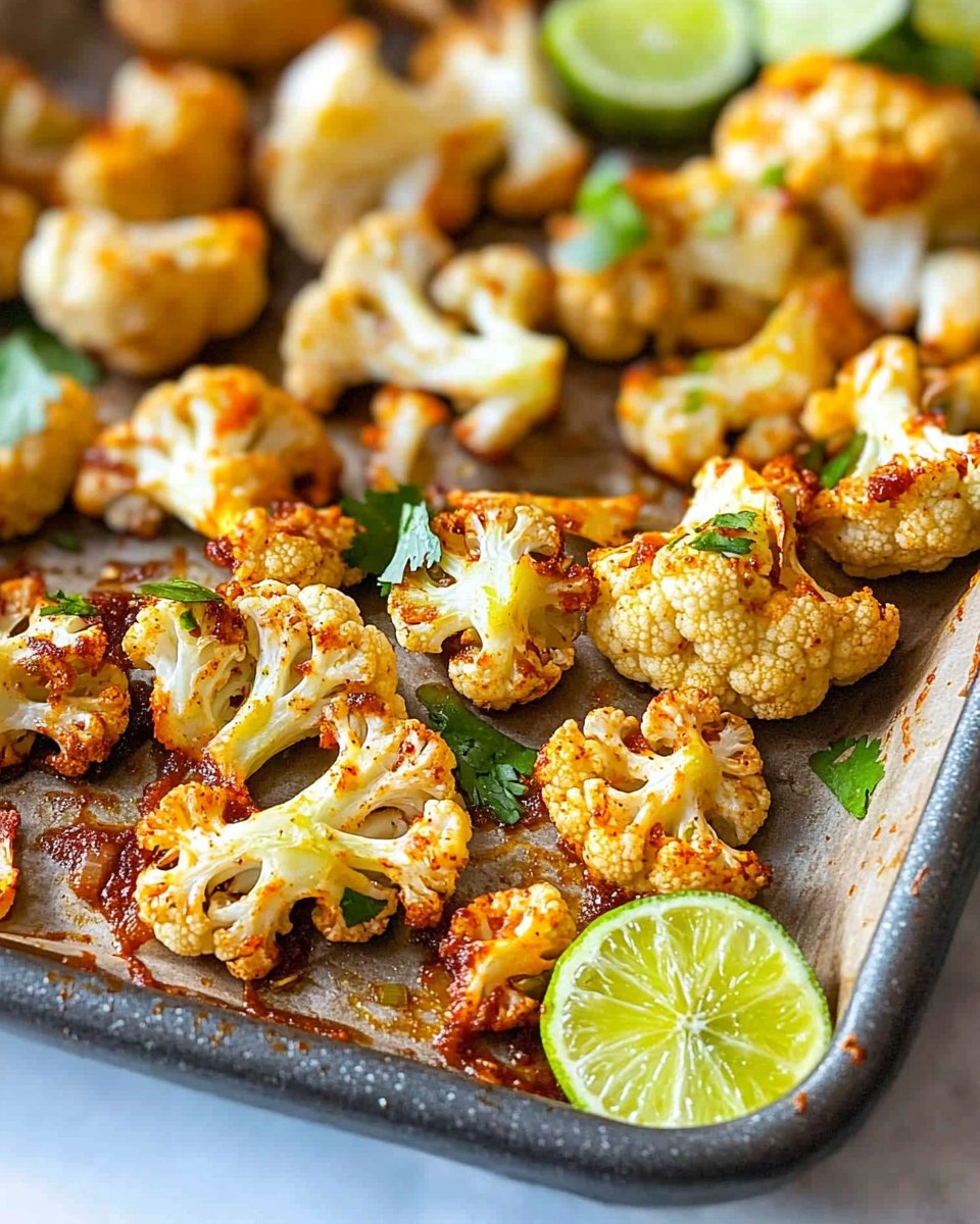 Chili Lime Roasted Cauliflower