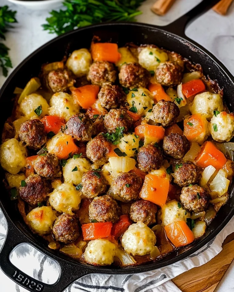 Classic-Meatball-Casserole-Recipe