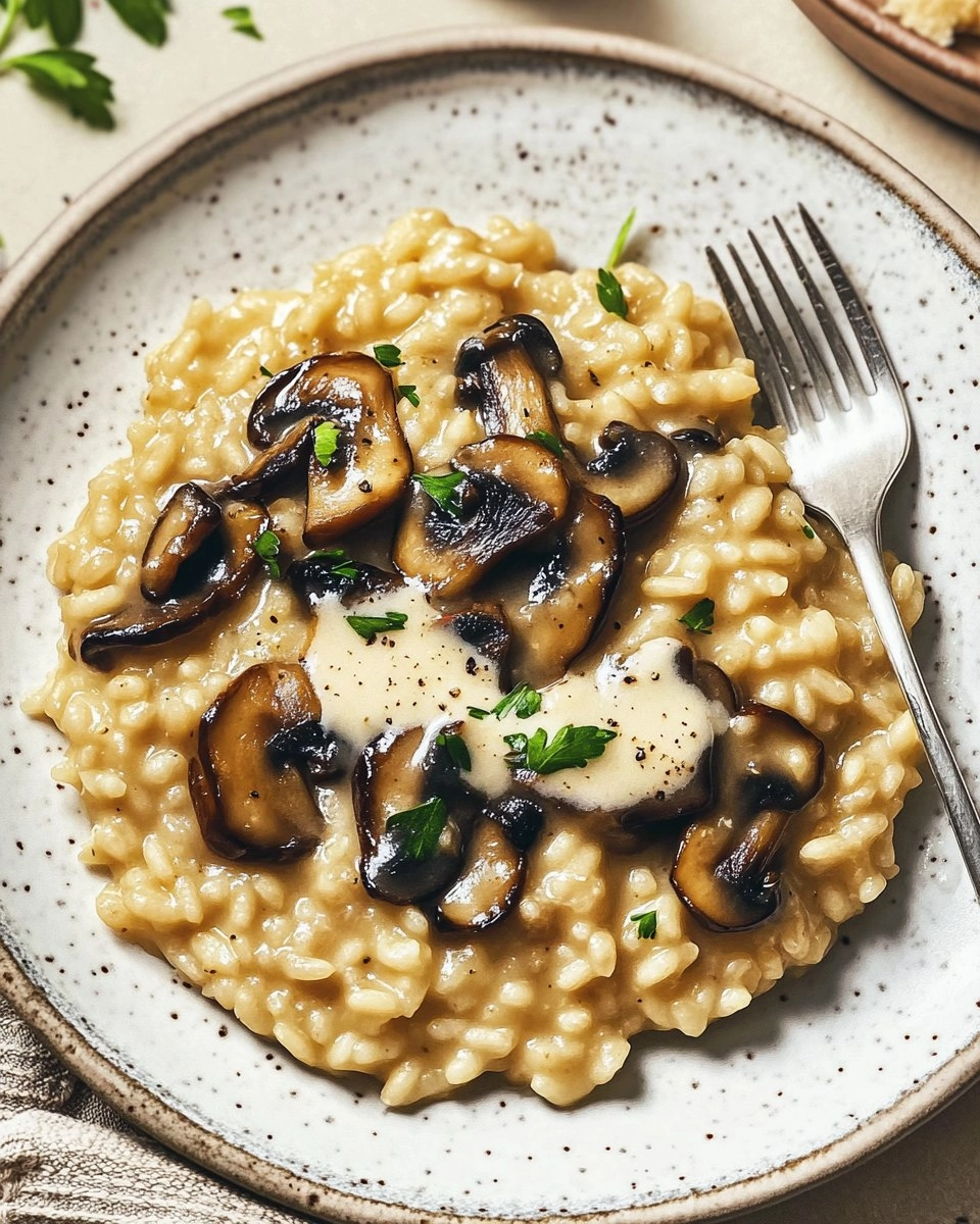 Creamy Mushroom Risotto