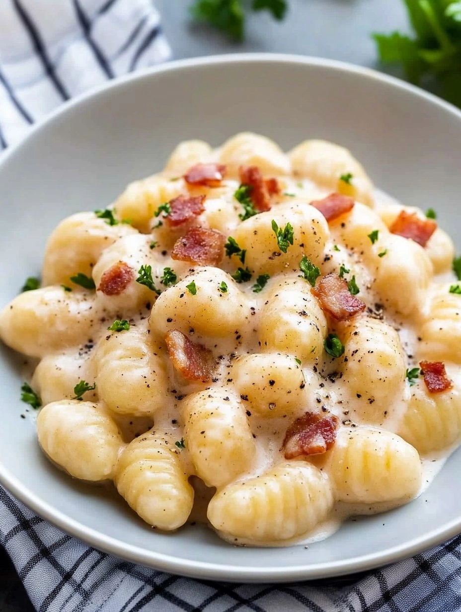 Creamy Pancetta Gnocchi 106 Creamy Pancetta Gnocchi