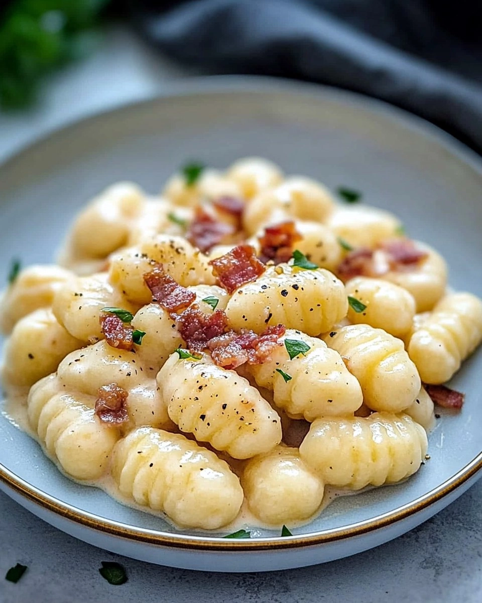 Creamy Pancetta Gnocchi 107 Creamy Pancetta Gnocchi