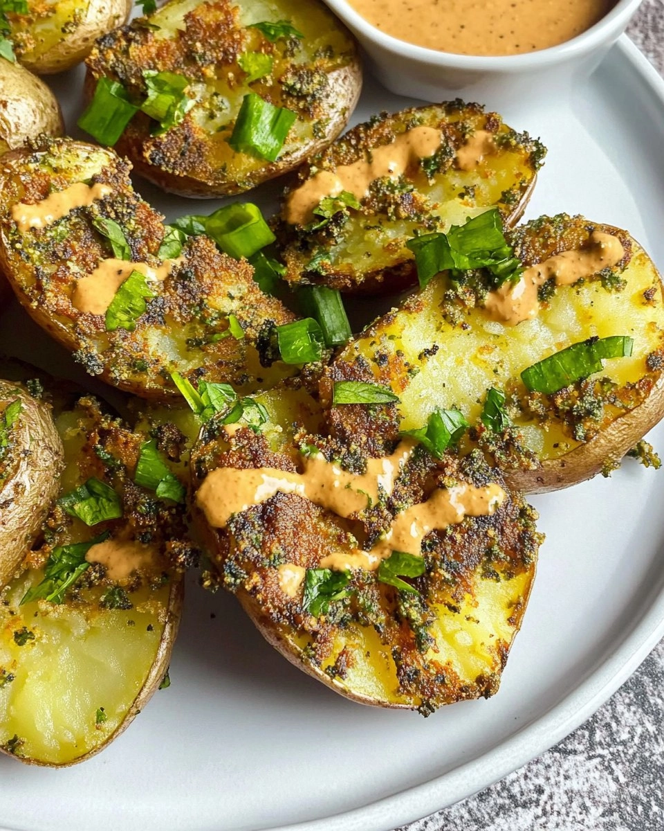 Crispy Smashed Potatoes with Garlic & Za'atar 112 Crispy Smashed Potatoes with Garlic & Za'atar
