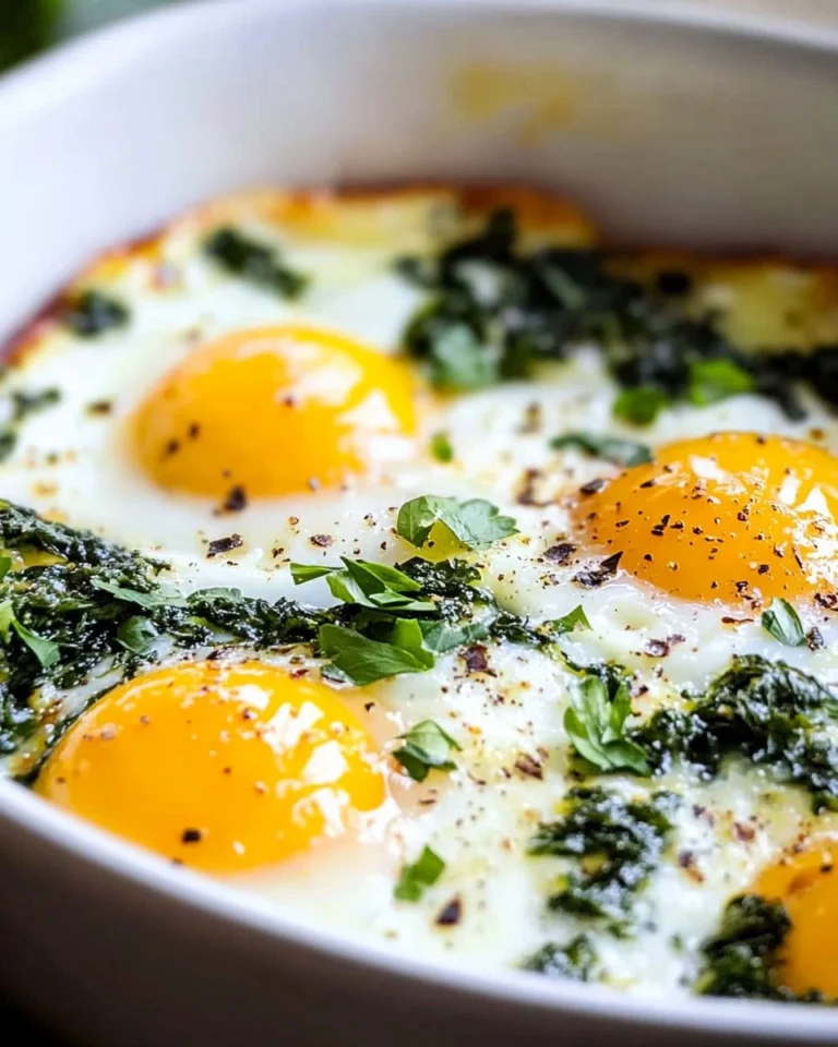 Easy-Baked-Eggs-Florentine-Recipe