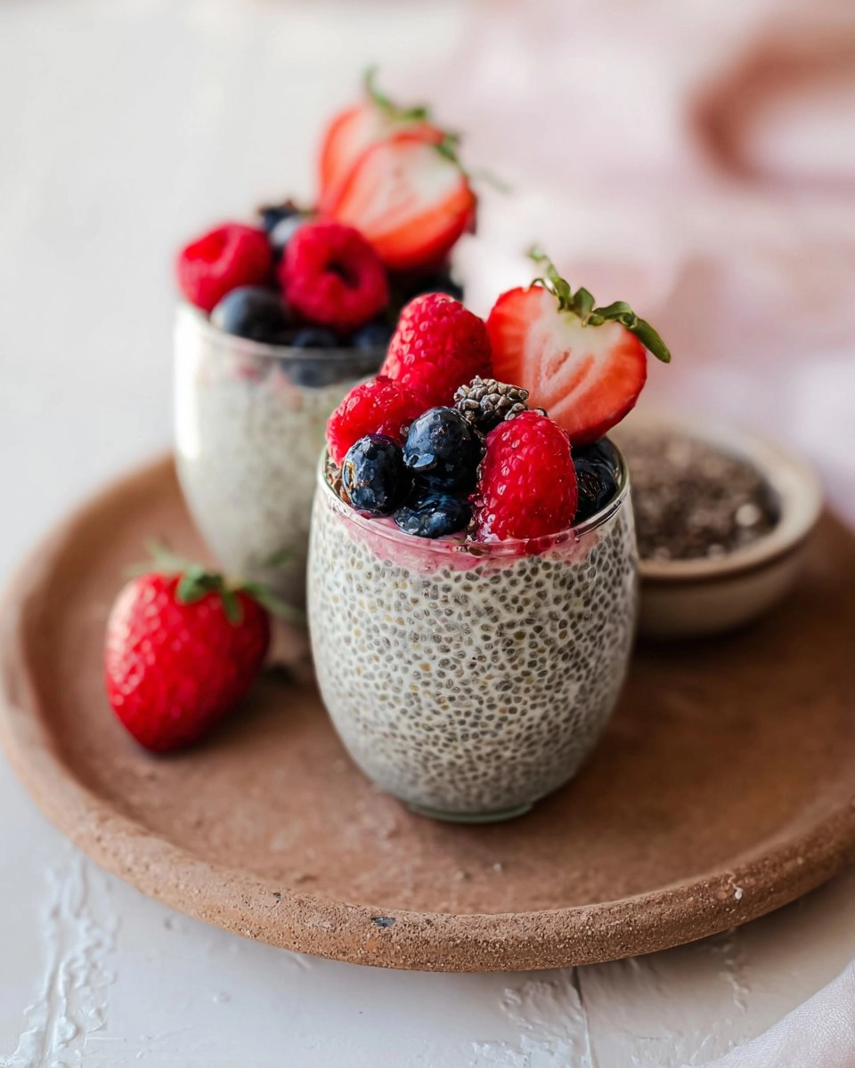 Easy Chia Pudding Valentine