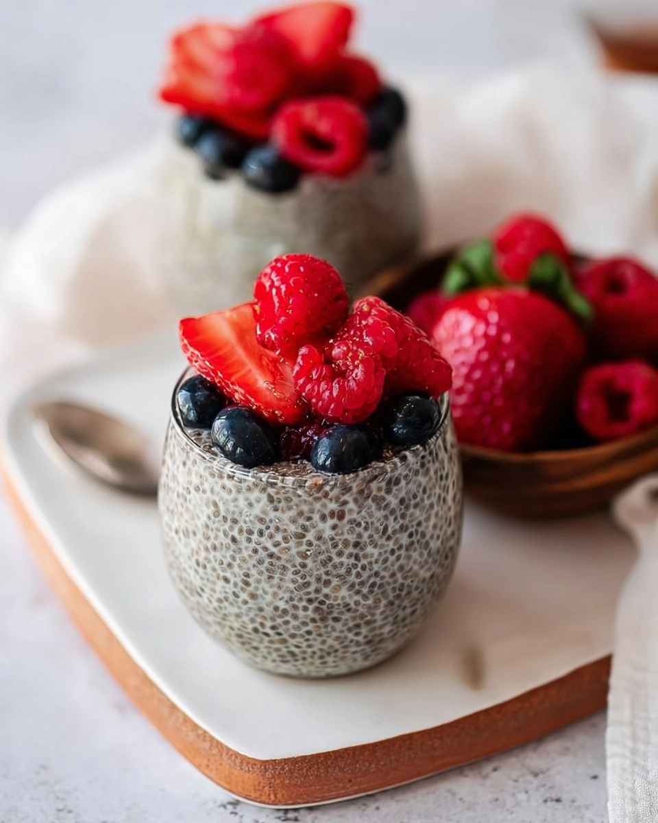 Easy Chia Pudding Valentine
