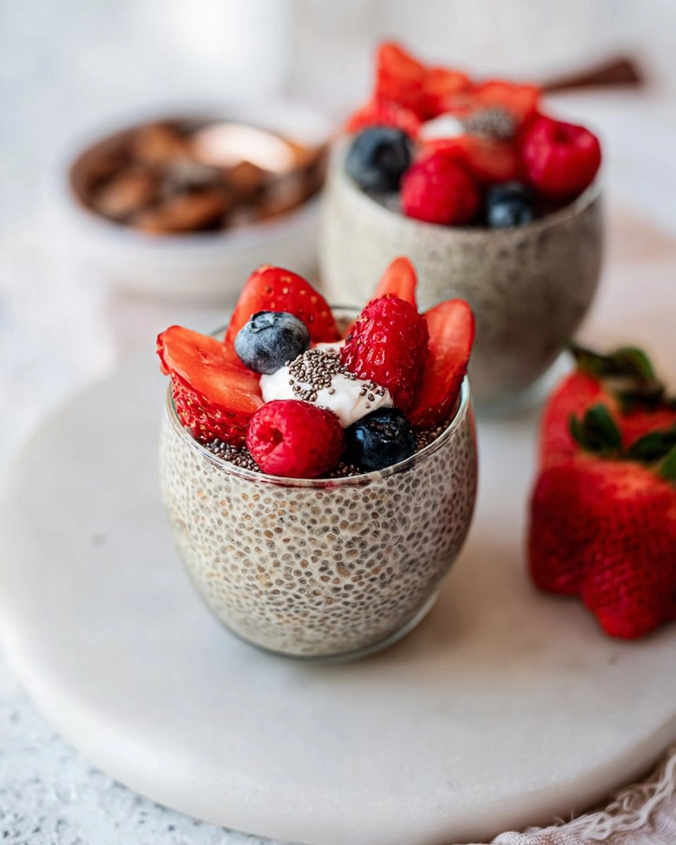 Easy Chia Pudding Valentine