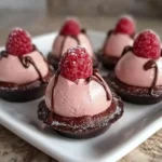 Easy-Chocolate-Raspberry-Mousse-Domes-Recipe