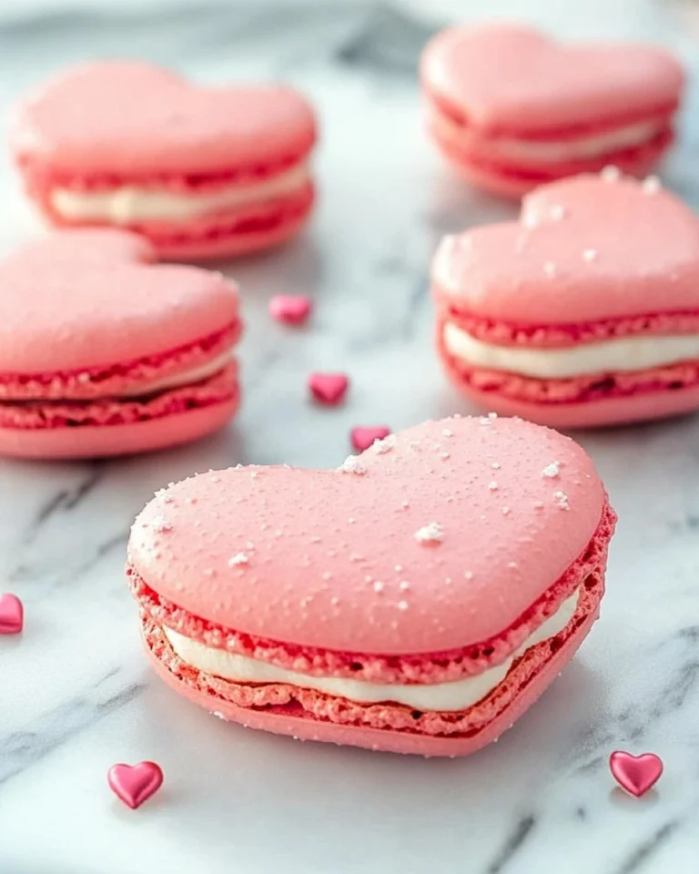Galentines-Brunch-Foods-Heart-Shaped-Macarons-Recipe