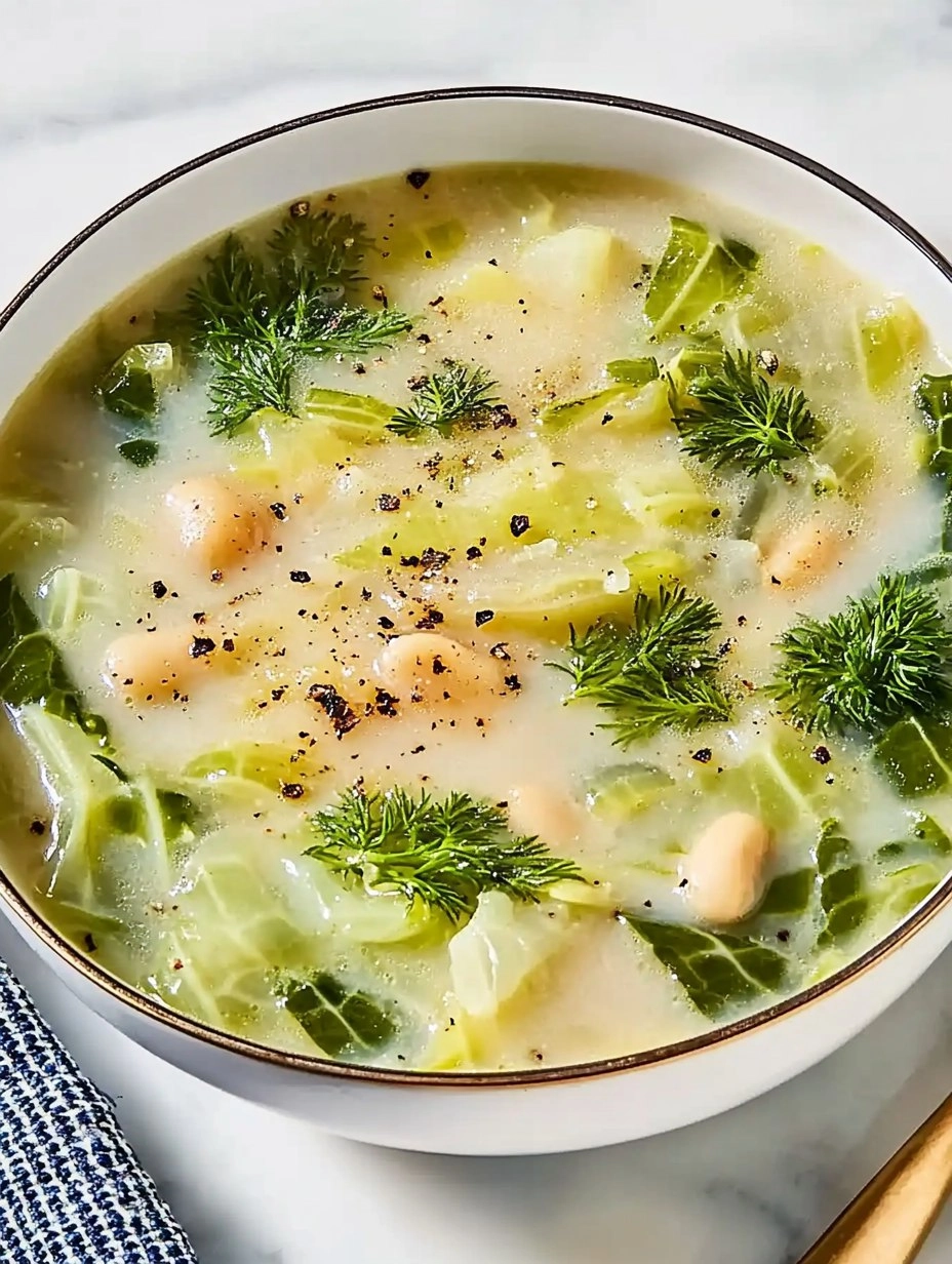 Garlicky Cabbage Soup 111 Garlicky Cabbage Soup